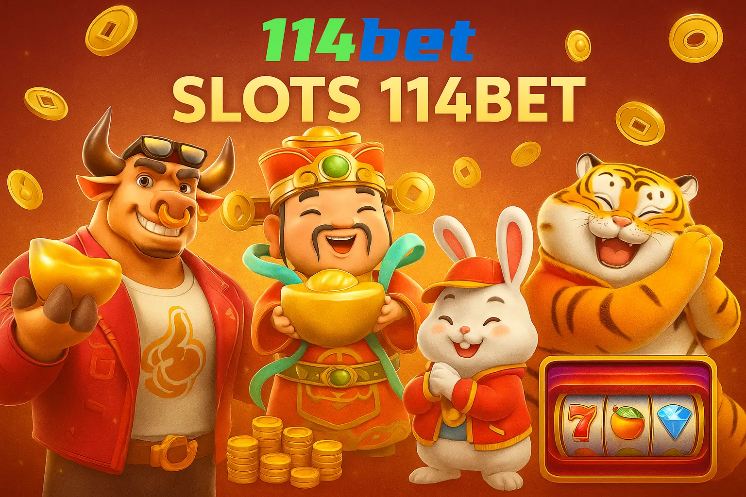 Explore o mundo das slot machines no 114BET Casino